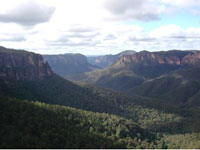 Grand Blue Mountains Canyon