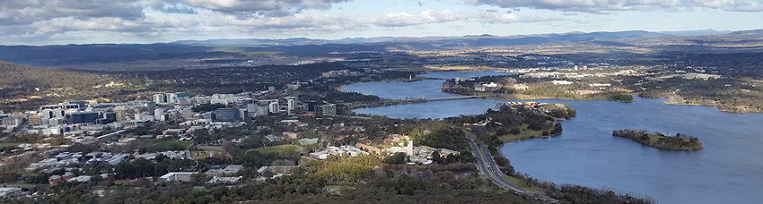 panorama of Canberra goverment house