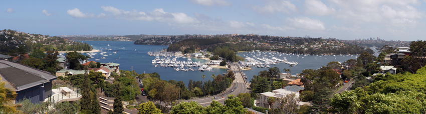 panorama of Balgowlah