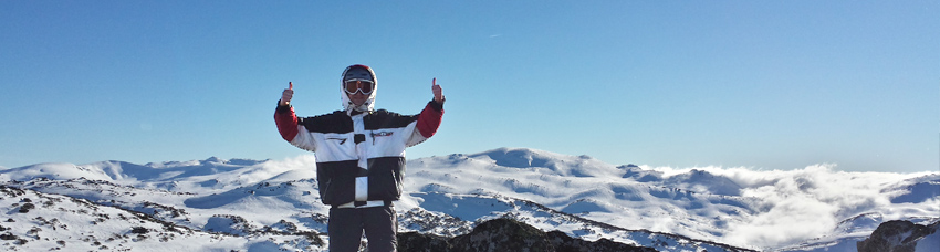 Australian Snow Mountains Panorama